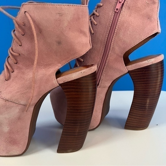 Pink Jeffrey Campbell Lana suede extreme heel‌‌‌‌‌‌‌ size‎ 6 - Picture 10 of 10